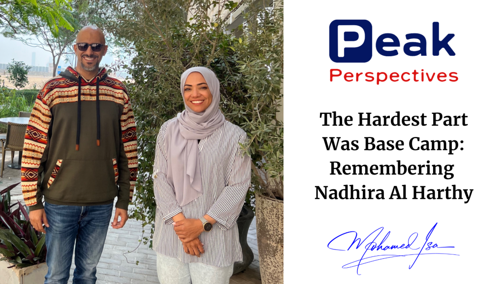 Nadhira Al Harthy, the first Omani woman to summit Everest