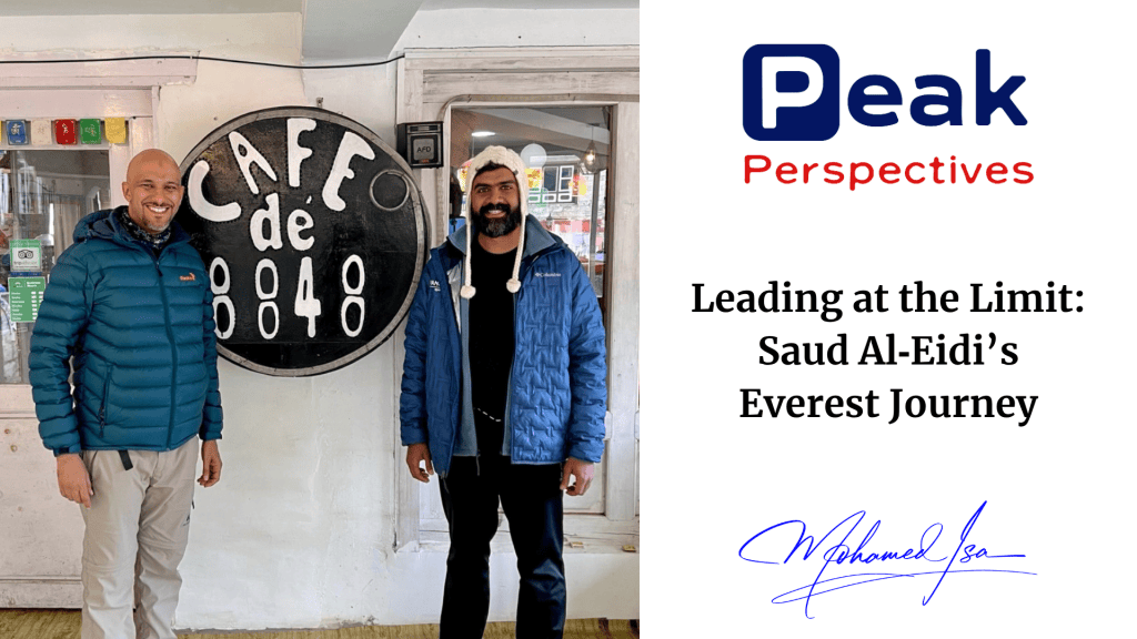 Banner for Beyond the Flag: What Saud Al-Eidi's Everest Climb Teaches Us About Leadership