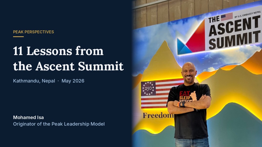 11 Lessons from the Ascent Summit