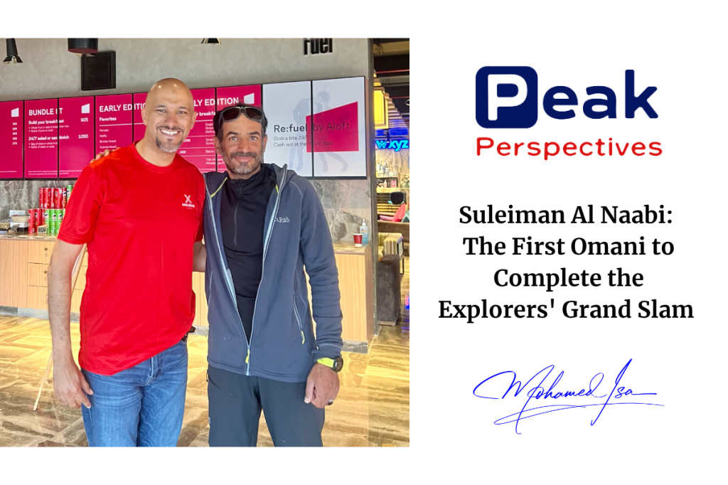 Banner for Suleiman Al Naabi: The First Omani to Complete the Explorers' Grand Slam